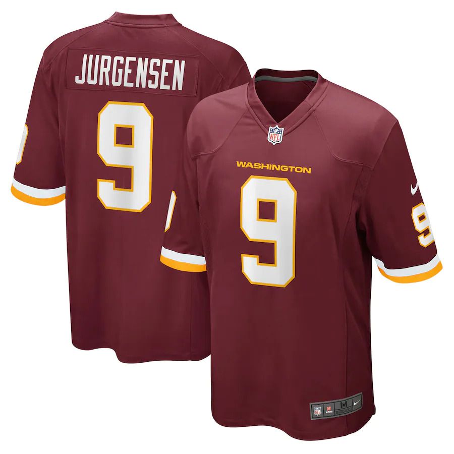 Men Washington Redskins 9 Sonny Jurgensen Nike Burgundy Retired Player NFL Jersey